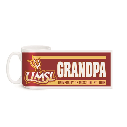 UMSL Grandpa Red & Gold Ceramic Mug