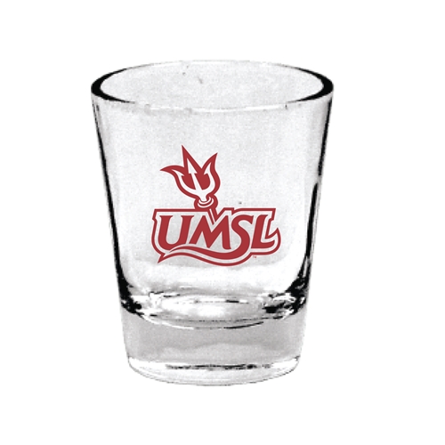 Shot Glass UMSL Athletic Font 1.5 Oz